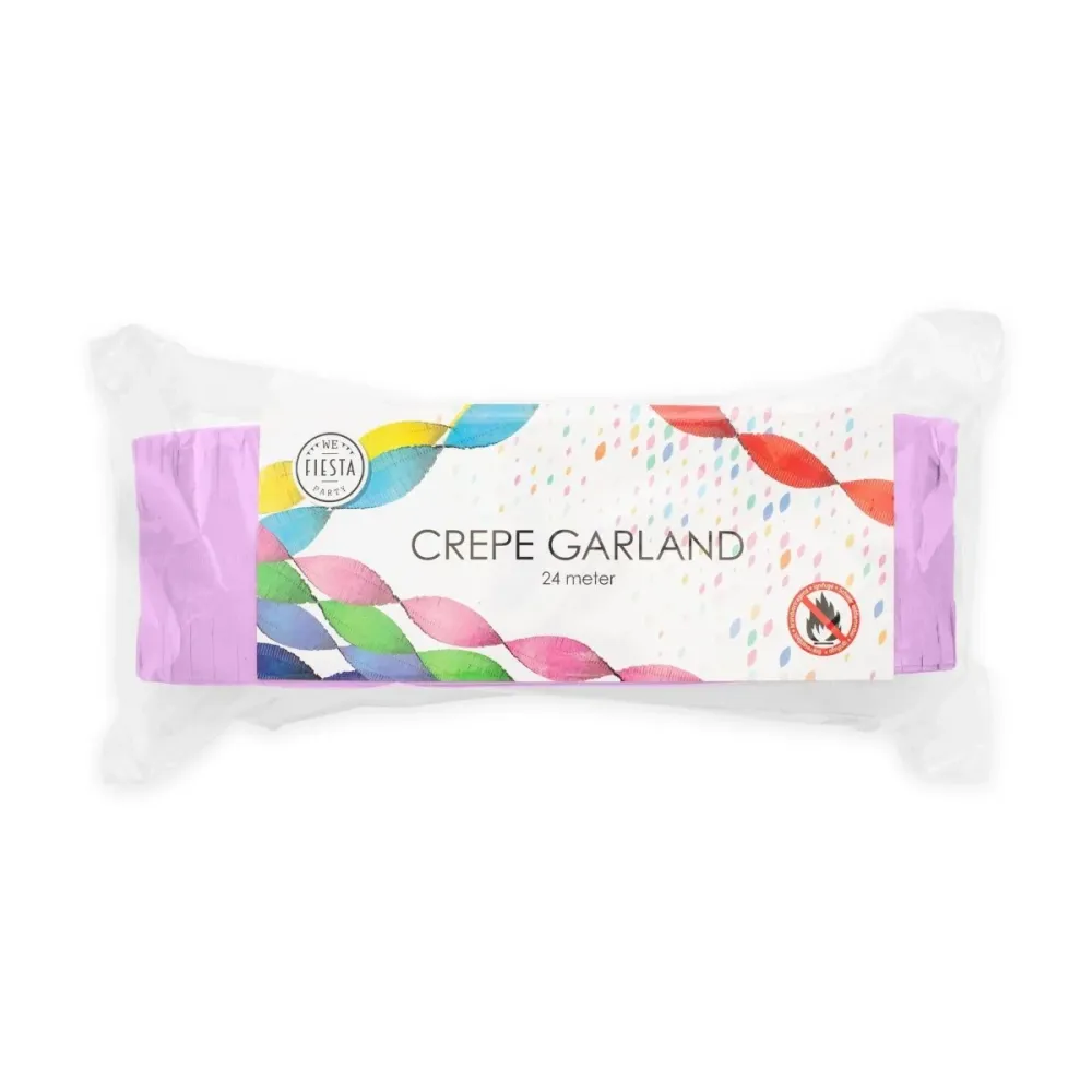 Lilac Garlands kreppi 24m