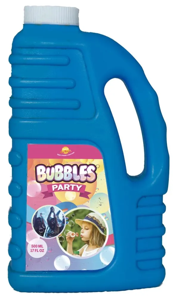 Läpinäkyvä kuplanpuhallusneste 500ml