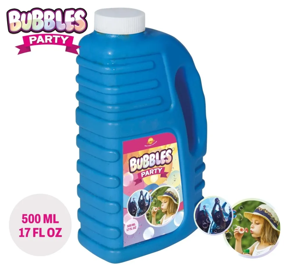 Läpinäkyvä kuplanpuhallusneste 500ml