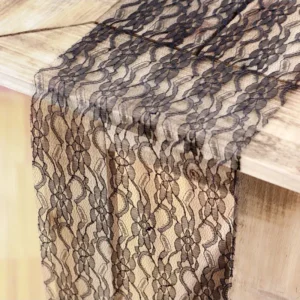 Musta pöytäjuoksija Lace 3.1m 3kpl 3kpl