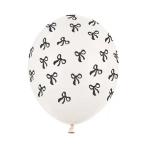 Mustavalkoiset ilmapallot 30cm 6kpl