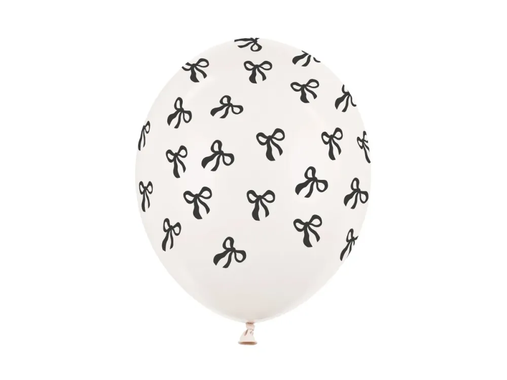 Mustavalkoiset ilmapallot 30cm 6kpl
