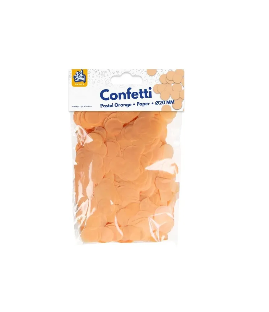 Oranssi konfetti pastelli 50gr