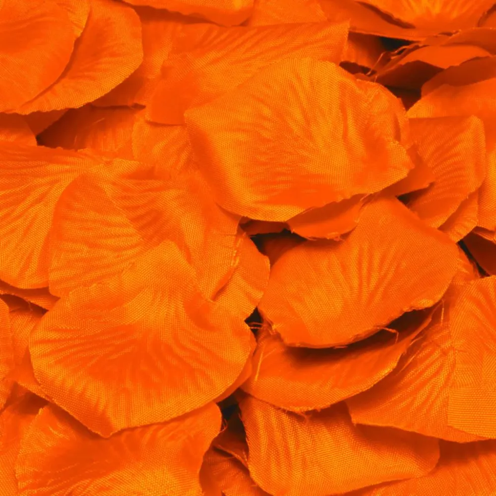 Oranssi ruusun terälehtiä 144kpl