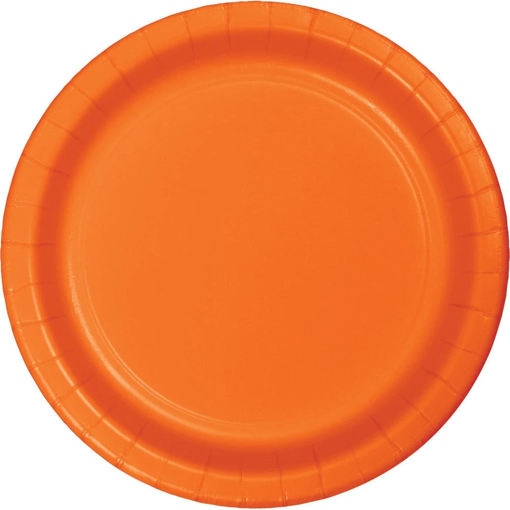 Oranssit lautaset 23cm 24kpl