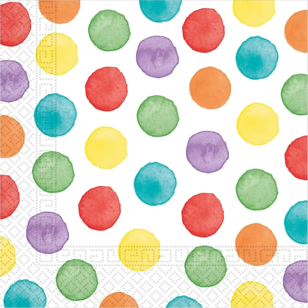 Paint Dots lautasliinat 33cm 20kpl