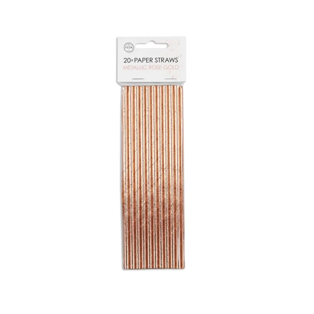 Paperi Rose Gold Metallic oljet 19.7cm 20kpl 20kpl