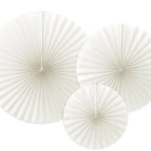 Paperituulettimet Offset Valkoinen sarja 23-40cm 3 kpl