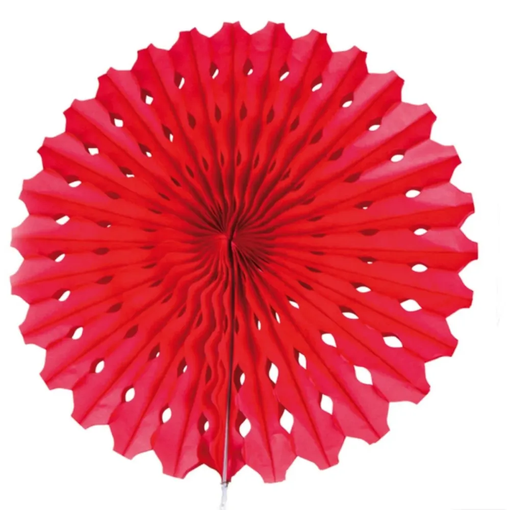 Paperiviuhka punainen 45cm
