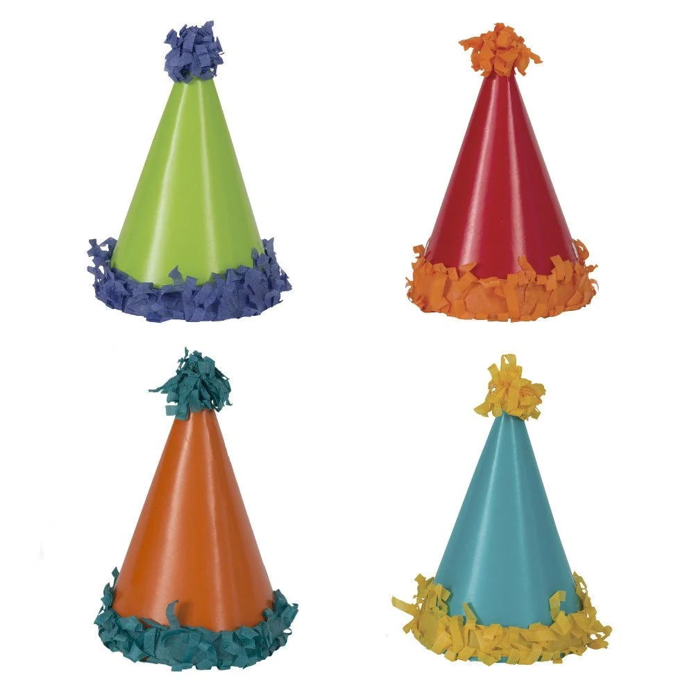 Party Hatut Mini 10.2cm 8kpl