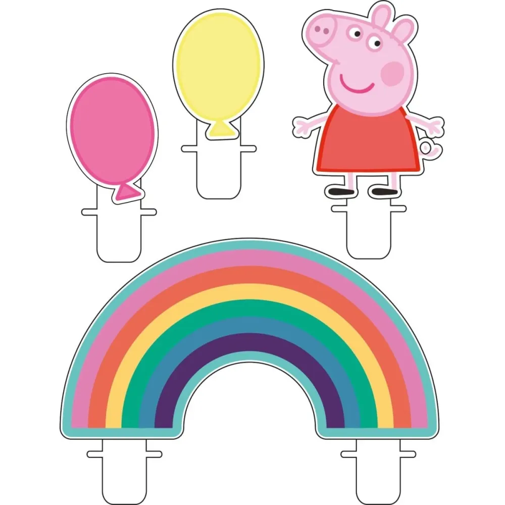 Peppa Pig kynttilät 4kpl