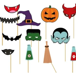 Photobooth Halloween Set 12 kpl