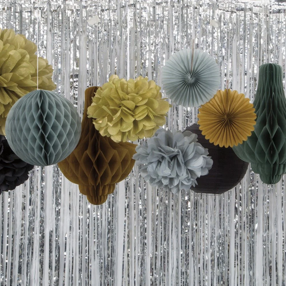 Pompon Gold 20cm 3kpl