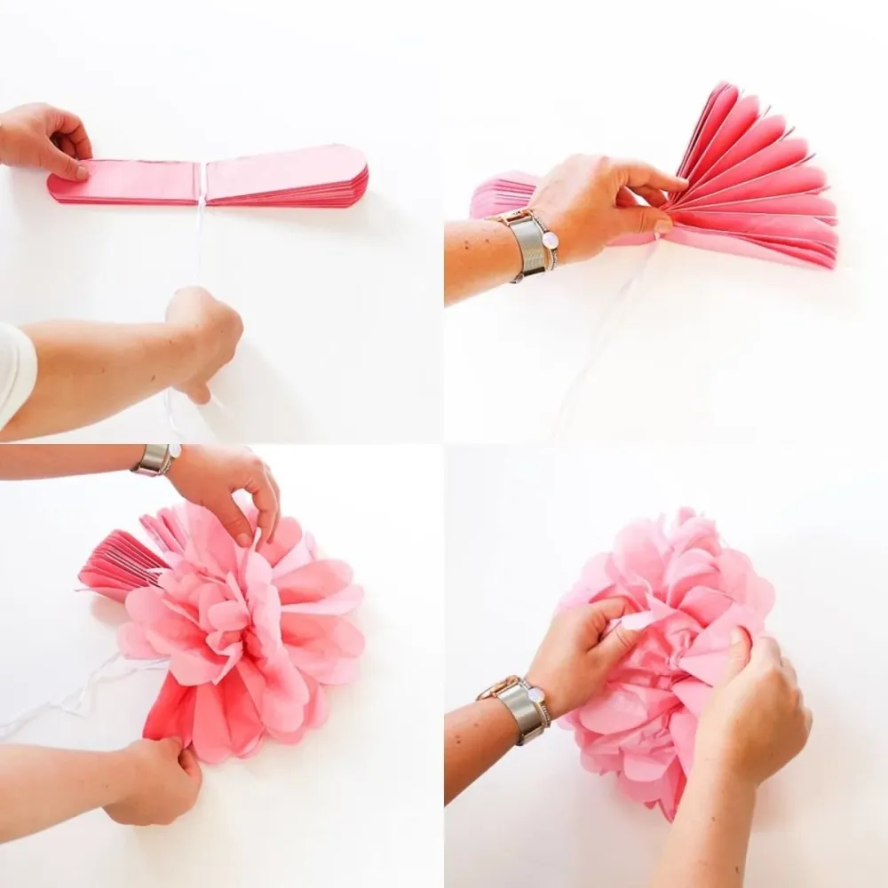 Pompon Punainen 30cm