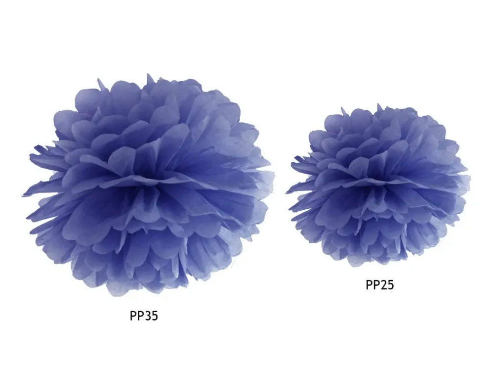 Pompon Sininen 25cm