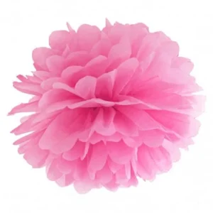 Pompon vaaleanpunainen 25cm