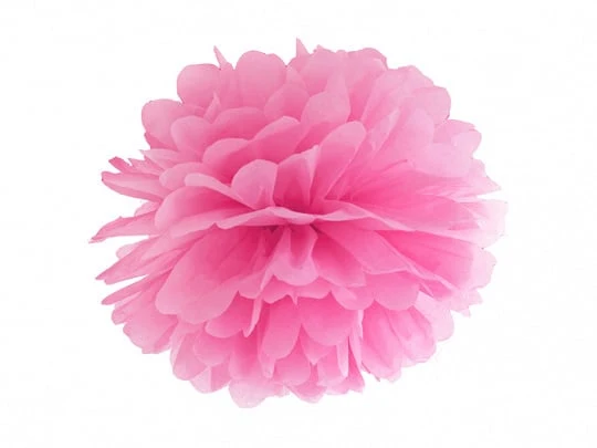 Pompon vaaleanpunainen 25cm