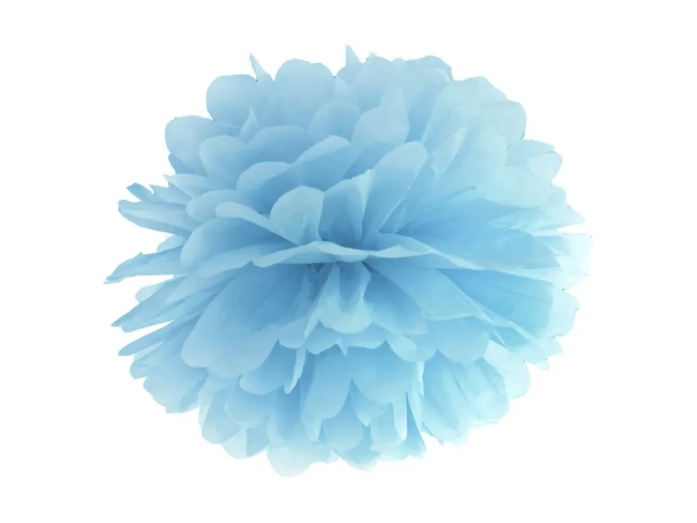 Pompon vaaleansininen 35cm