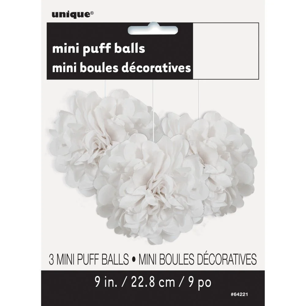 Pompon Valkoinen 20cm 3kpl