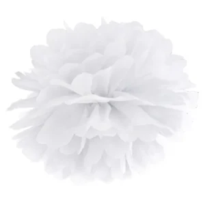 Pompon Valkoinen 25cm