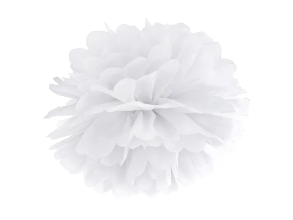 Pompon Valkoinen 35cm