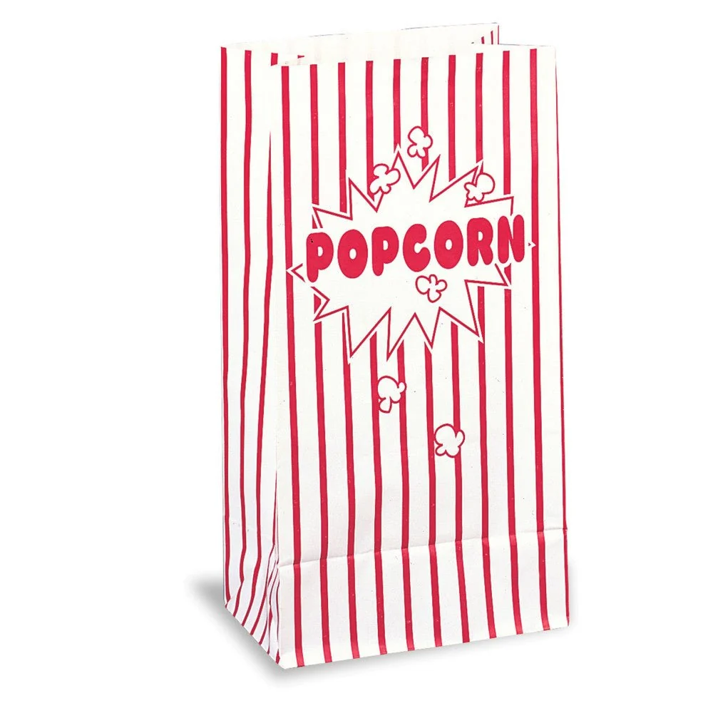 Popcornin jakopussit 25.4cm 10kpl