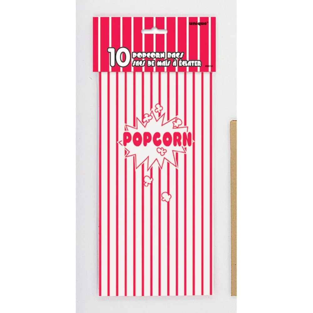 Popcornin jakopussit 25.4cm 10kpl