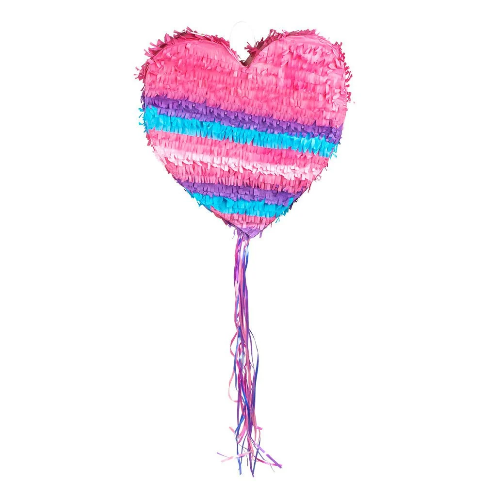 Pull Pinata sydän vaaleanpunainen 37cm
