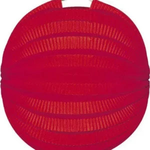 Punainen lyhty pyöreä 23cm