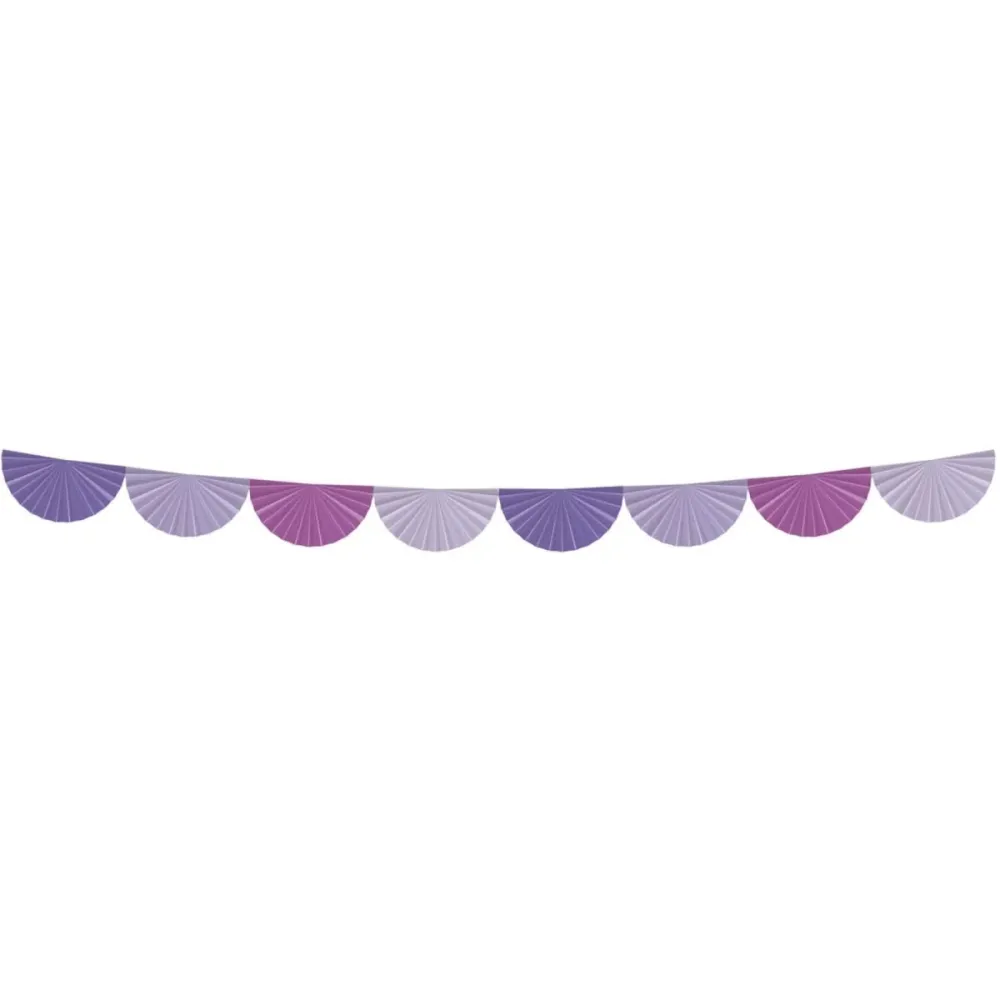 Purppura Garland tuuletin 4m