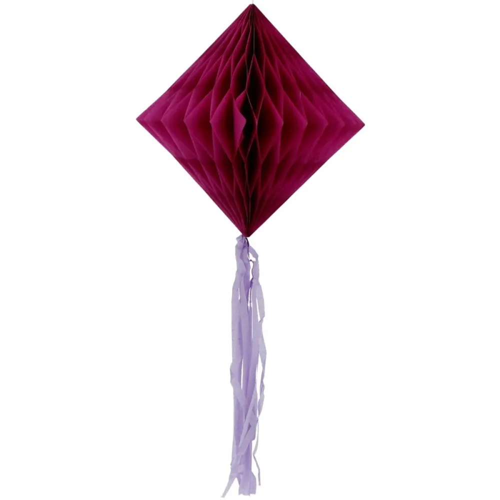 Purppuranpunaiset hunajakennot 30cm 3kpl
