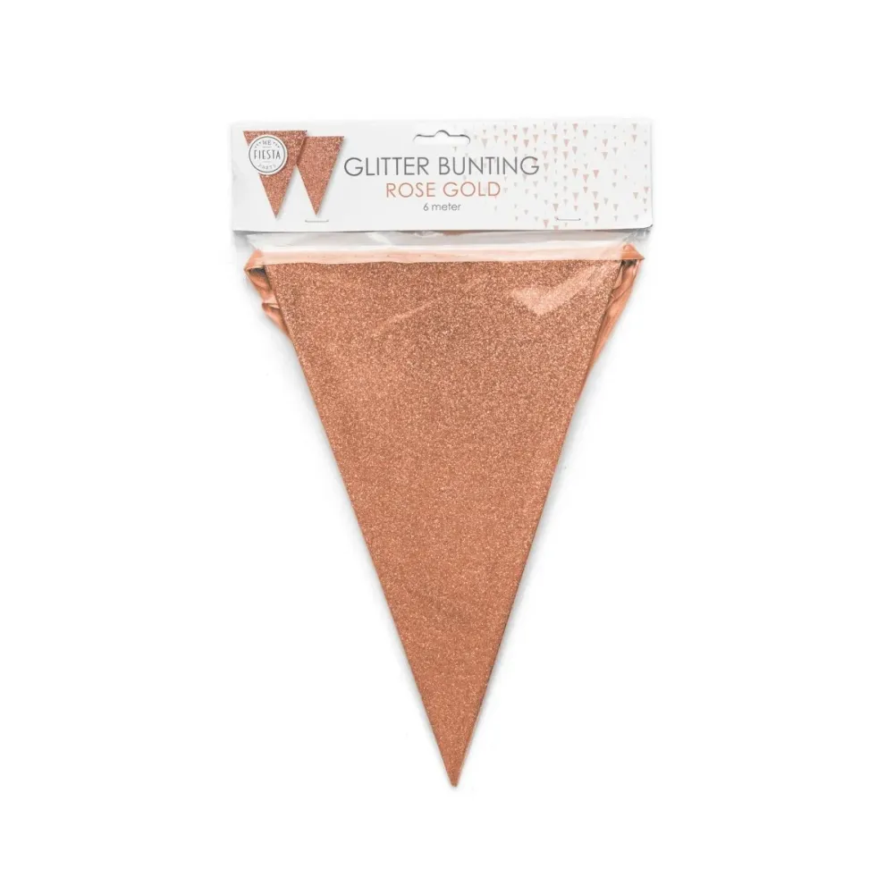 Rose Gold Garlands Glitter 6m