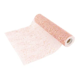 Rose Gold pöytäjuoksija Glitter 5m