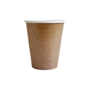 Ruskea kuppi voimapaperi 200ml 8kpl