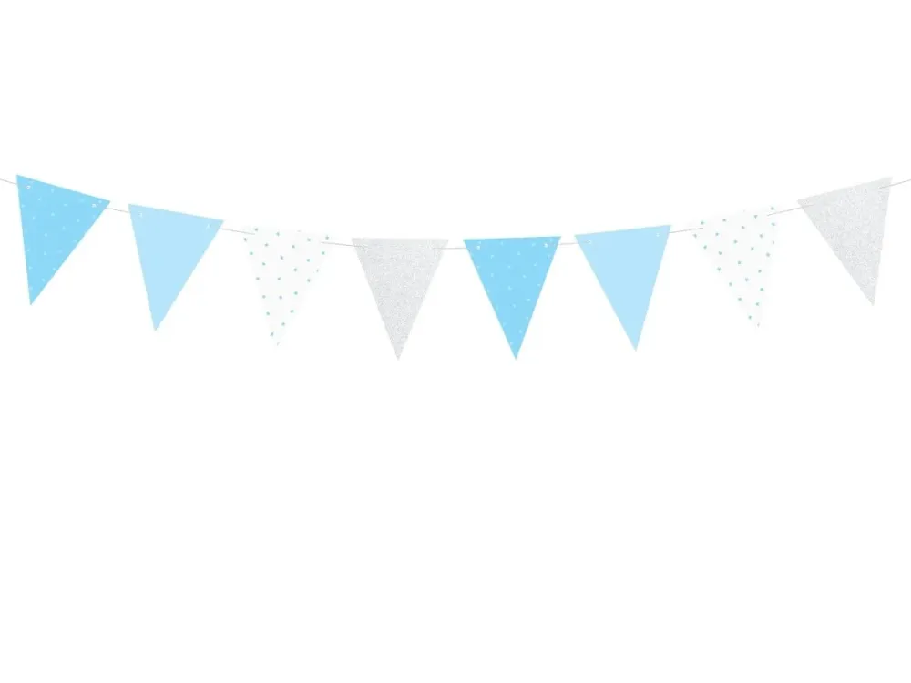 Sininen Gold Garlands 1.3m
