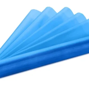 Sininen Organza kangas 16cm 9m