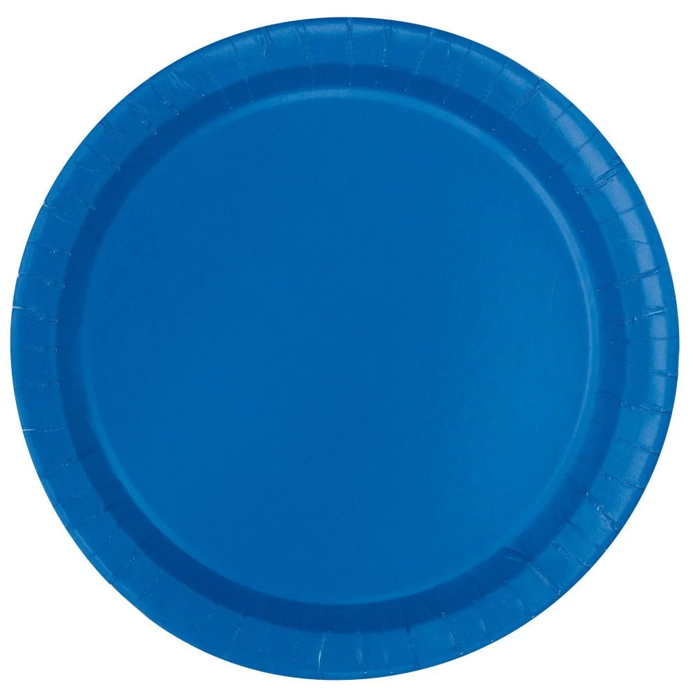 Siniset lautaset pyöreät 23cm 16kpl