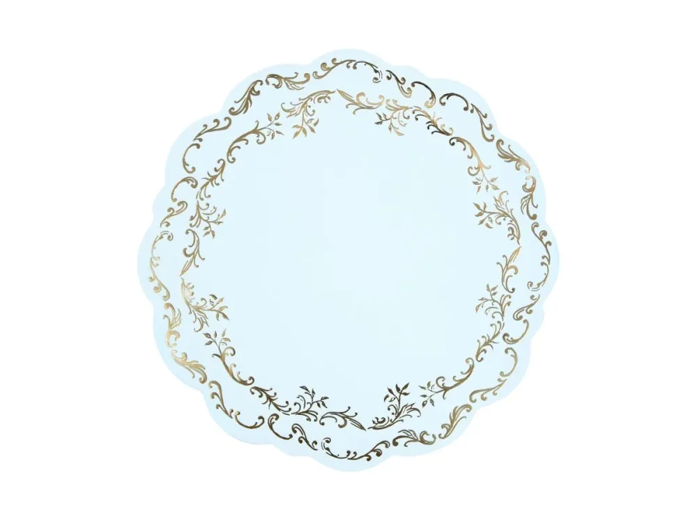 Siniset pöytäliinat 35cm 6kpl
