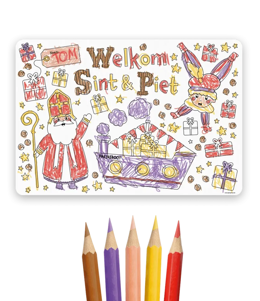 Sinterklaas paikkalautaset 48cm 4kpl