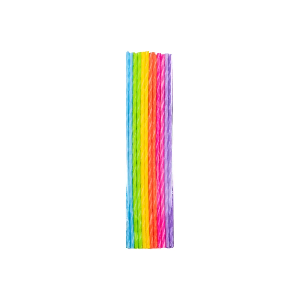 Syntymäpäiväkynttilät värilliset 17cm 24kpl