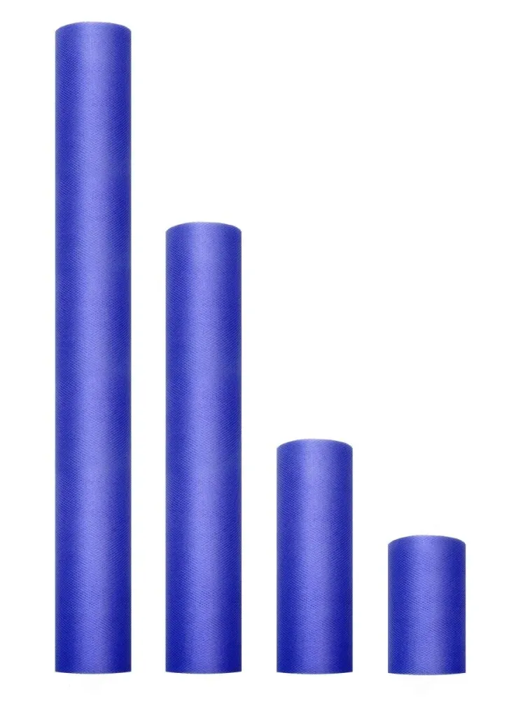 Tummansininen Tulle Roll 15cm 9m