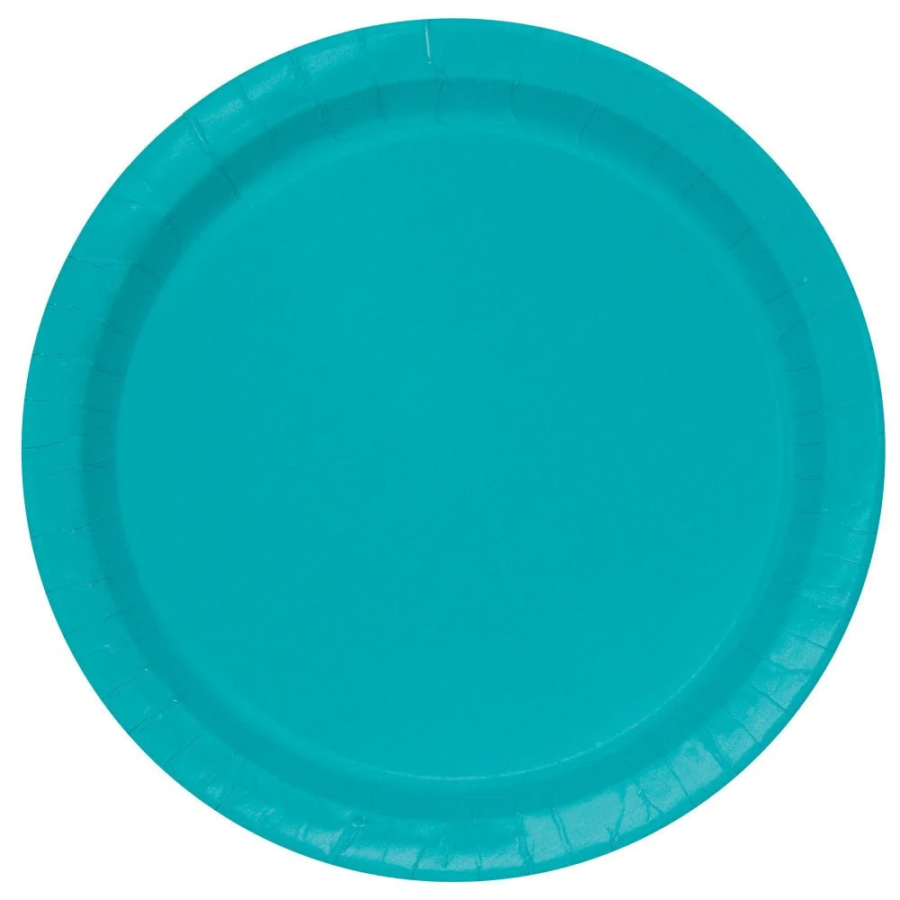Turkoosi lautaset 18cm 20kpl