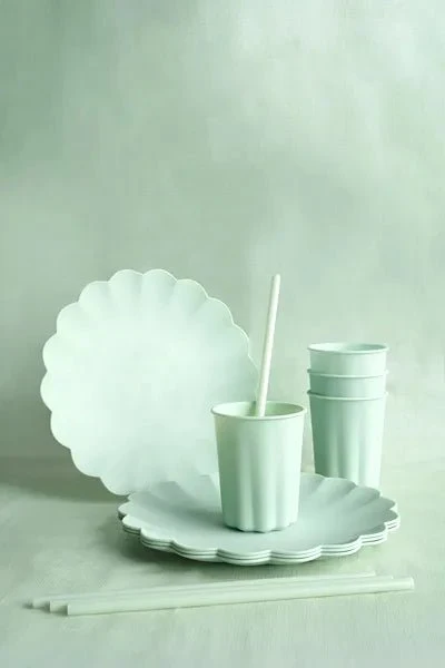 Turkoosi lautaset 22cm 4kpl