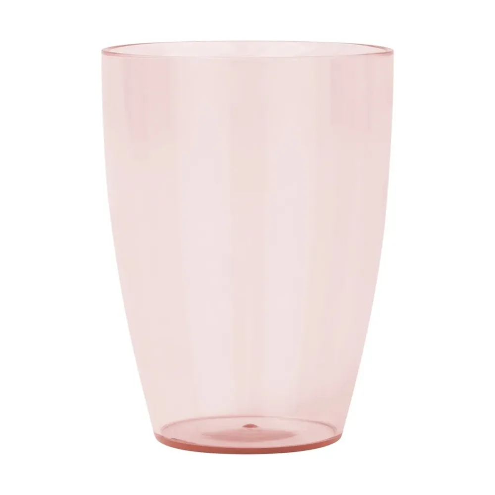 Vaaleanpunainen kuppi Muovi 400ml 2kpl