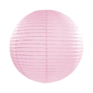 Vaaleanpunainen Lampion pyöreä 20cm