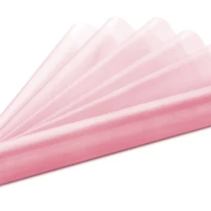 Vaaleanpunainen Organza kangas 36cm 9m
