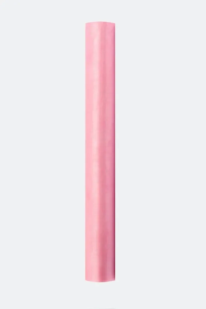 Vaaleanpunainen Organza kangas 36cm 9m