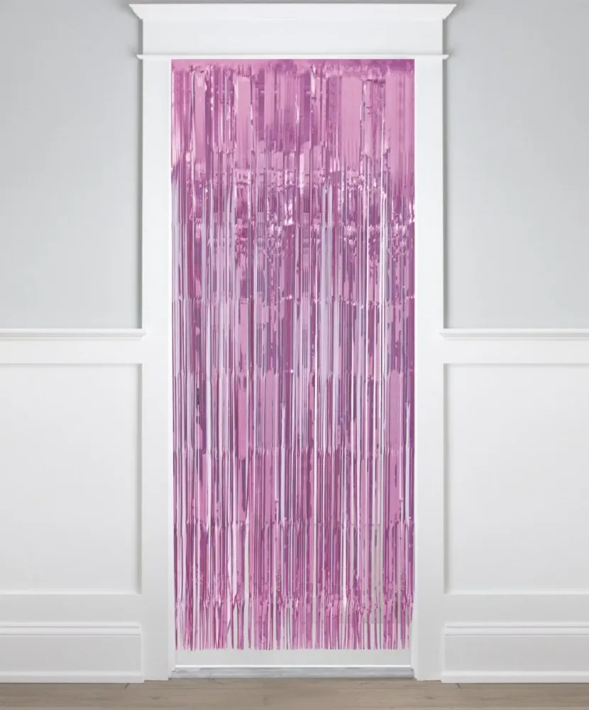Vaaleanpunainen oviverho Pastel 2m