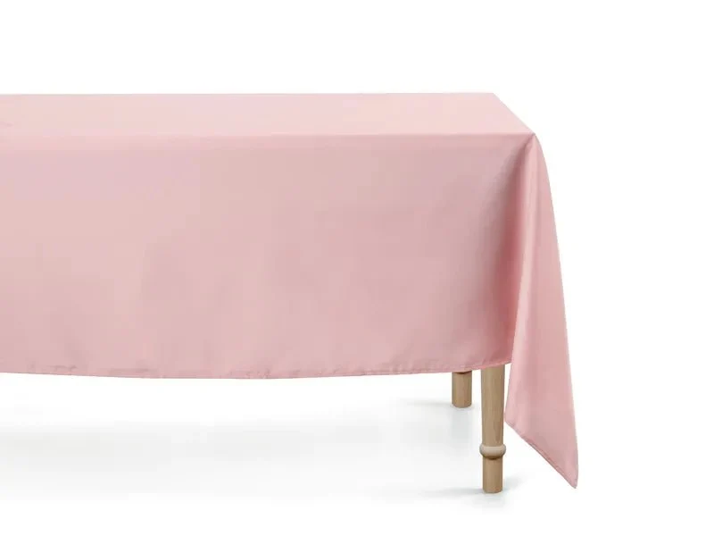 Vaaleanpunainen pöytäliina 3m