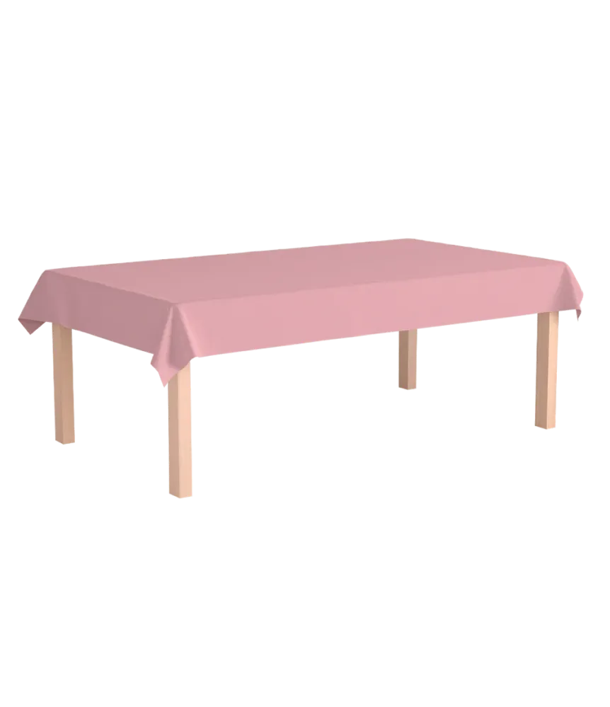 Vaaleanpunainen pöytäliina Pastel 2.74m